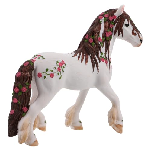 Toddmomy Tiermodell Falsches Pferdefiguren Für Minipferde Spielzeugfigur Pferdestatue Pferde Kleine Pferdefiguren Mini-pferdefiguren Spielzeugpferde Plastik von Toddmomy