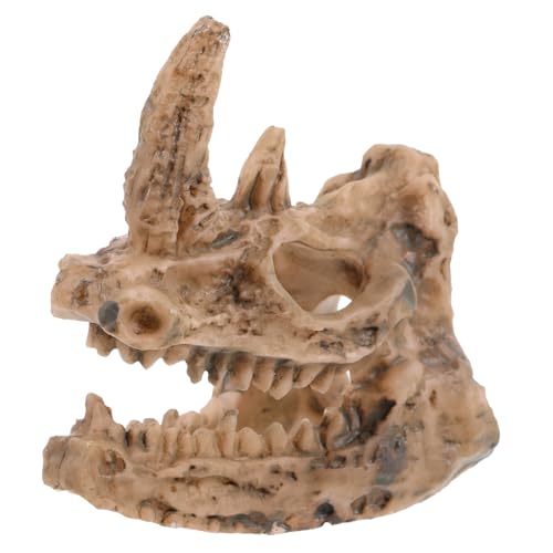 Toddmomy Tierschädeldekoration Ornamente Miniatur in Schädelform Puppenhaus -Accessoire kleine totenkopfspielzeuge Puppenhausverschönerung Schädelfigur Plastik von Toddmomy