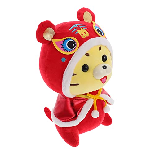 Toddmomy Tiger Ehrfurchtspur chinesisches neujahr stofftier Spielzeugtiger Kuscheltiere Tiger entzückendes Tigermaskottchen PP Baumwolle rot Toddmomy Tiger Ehrfurchtspur chinesisches neujahr stofftier Spielzeugtiger Kuscheltiere Tiger entzückendes Tigermaskottchen PP Baumwolle rot von Toddmomy