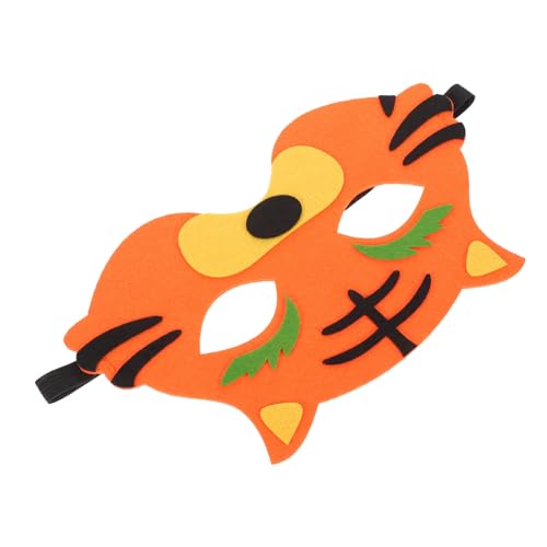 Toddmomy Tiger Maske für Realistische Tiergesichtsmaske für Halloween Kostümparty mit Verstellbarem Kopfband für Kleine Toddmomy Tiger Maske für Realistische Tiergesichtsmaske für Halloween Kostümparty mit Verstellbarem Kopfband für Kleine von Toddmomy