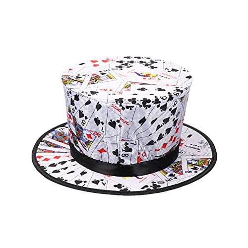 Toddmomy Top Zauberer Hut Kappe Tuch Spielkarte Druck Kostüm Party Marvellous Leistung Zaubern Kleid Bis Zubehör Bunte Toddmomy Top Zauberer Hut Kappe Tuch Spielkarte Druck Kostüm Party Marvellous Leistung Zaubern Kleid Bis Zubehör Bunte von Toddmomy