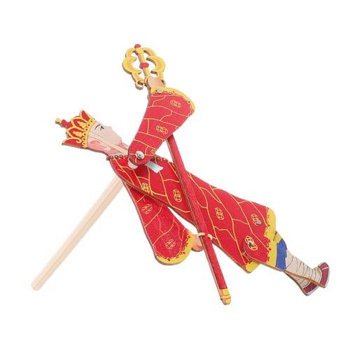 Toddmomy Traditionelles Chinesisches Holz Schattenpuppen Langlebig und Sicher Handgefertigtes Kulturschattenspielzeug für Fördert Kreativität und Familienzusammenhalt für und von Toddmomy