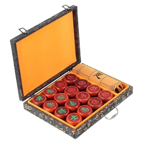 Toddmomy Traditionelles Chinesisches Schachset aus Hochwertigem Holz Langlebiges Reise Schachbrett mit Klaren Handgefertigtes Zubehör für Erwachsene Toddmomy Traditionelles Chinesisches Schachset aus Hochwertigem Holz Langlebiges Reise Schachbrett mit Klaren Handgefertigtes Zubehör für Erwachsene von Toddmomy