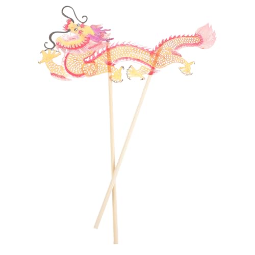 Toddmomy Traditionelles Chinesisches Schattenspiel Handpuppe Drachen Design Leichtes Tanz Requisit Performance Zubehör für Handgefertigtes Kultursymbol von Toddmomy