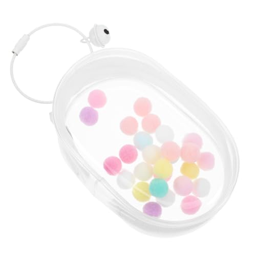 Toddmomy Tragbare Klare Puppe Display Tasche Mini Figur Lagerung Fall Mit Schlüsselbund Hohe Transparenz Figur Display Tasche PVC Tasche Für Puppen von Toddmomy