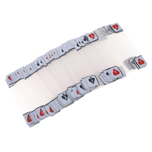 Toddmomy Transparente Spielkarten Wasserdichtes Kunststoff Pokerdeck Mattes Finish Betrugssicher Für Familien Spiele Outdoor Strandpartys Toddmomy Transparente Spielkarten Wasserdichtes Kunststoff Pokerdeck Mattes Finish Betrugssicher Für Familien Spiele Outdoor Strandpartys von Toddmomy