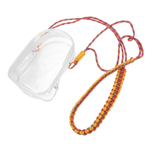 Toddmomy Transparentes Doll Carrying Case mit Verstellbarem Tragegriff Klarer Organizer für Mini Figuren und Sammlerstücke Tragbare Aufbewahrungstasche für Reisen und Display von Toddmomy