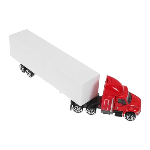 Toddmomy Transport LKW Mit Container Amerikanisches Design Detailgetreue Verarbeitung Und Langlebig Für Sammler Und Realistische Transport Szenarien von Toddmomy