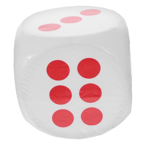 Toddmomy Überdimensionierte Weiße Schaumstoffwürfel für Unterricht Spiele Party Erwachsene Sicher Robust Leicht Vielseitig Einsetzbar Spaßwürfel von Toddmomy