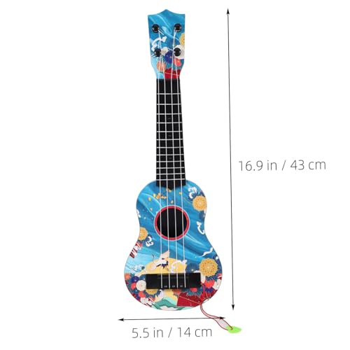 Toddmomy Ukulele für Musikalisches Aufklärungsinstrument Gitarren Simulation Fördert Rhythmus und Musikalische Fähigkeiten für Anfänger und Früherziehung von Toddmomy