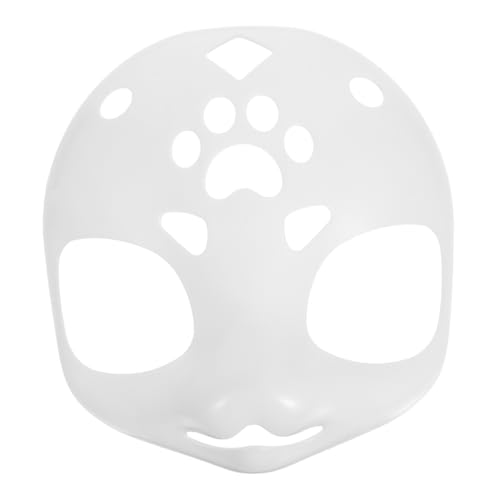 Toddmomy Unbemalte Weiße Fursuit-maske Kunststoffbasis Flexibel und Robust DIY Tierkostüm Maske Blank Furry Party Zubehör für Halloween Karneval Maskerade Toddmomy Unbemalte Weiße Fursuit-maske Kunststoffbasis Flexibel und Robust DIY Tierkostüm Maske Blank Furry Party Zubehör für Halloween Karneval Maskerade von Toddmomy