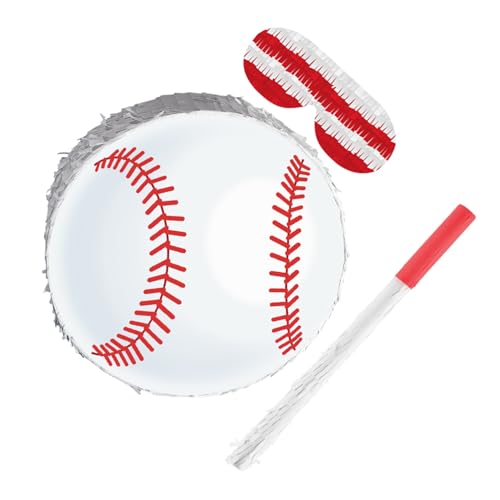 Toddmomy Und Stick Bat Sport Party Piñata Geburtstagsbedarf Baseball Sport Braut Konfetti Mädchen Dusche Spiele Augenbinde Jungen Dekorationen Dekoration Maske Auge Mit Themen von Toddmomy