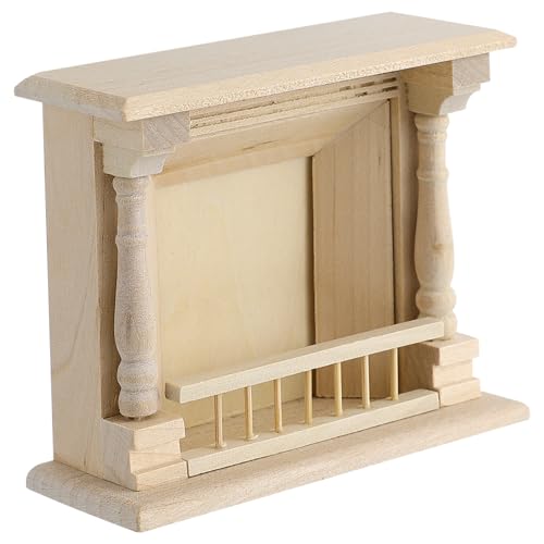 Toddmomy Unlackiert DIY Puppenhaus Zubehör Mini Kamin Möbel für Dollhouse Miniatur Haus Dekoration Weihnachten Selber Bauen Kreativ Toddmomy Unlackiert DIY Puppenhaus Zubehör Mini Kamin Möbel für Dollhouse Miniatur Haus Dekoration Weihnachten Selber Bauen Kreativ von Toddmomy