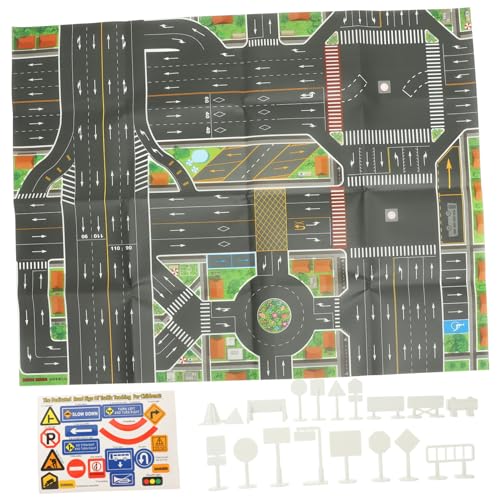 Toddmomy Verkehrsschilder Spielset Teilig Straßenverkehrszeichen Modell Lernspielzeug für Interaktives Verkehrssicherheits Spielmatte Unterrichtsset für Kindergarten und Klassenzimmer Toddmomy Verkehrsschilder Spielset Teilig Straßenverkehrszeichen Modell Lernspielzeug für Interaktives Verkehrssicherheits Spielmatte Unterrichtsset für Kindergarten und Klassenzimmer von Toddmomy