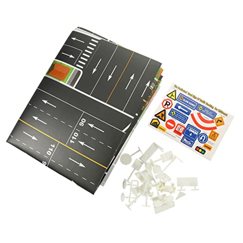 Toddmomy Verkehrsschilder Spielteppich Set mit Teiligem Traffic Cones und Straßenschild Realistische Verkehrszeichen Lernspiel für Verkehrssicherheit und Spielstraßen Interaktion Toddmomy Verkehrsschilder Spielteppich Set mit Teiligem Traffic Cones und Straßenschild Realistische Verkehrszeichen Lernspiel für Verkehrssicherheit und Spielstraßen Interaktion von Toddmomy