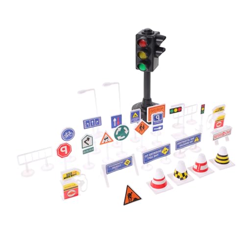 Toddmomy Verkehrszeichen Lernspielzeug Teilig mit Verstellbaren Modellen und Ampel für Interaktives Verkehrssicherheits Training und Spielerisches Lernen Toddmomy Verkehrszeichen Lernspielzeug Teilig mit Verstellbaren Modellen und Ampel für Interaktives Verkehrssicherheits Training und Spielerisches Lernen von Toddmomy