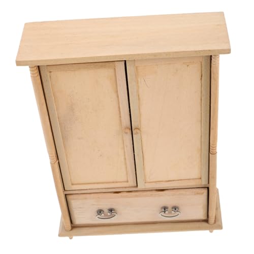 Toddmomy Vintage Holz Möbel für Puppenhaus Dekoration DIY Beige für Kreative Anordnungen und Zubehör von Toddmomy