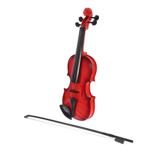 Toddmomy Violine Musikinstrument Spielzeug Für Jungen Und Mädchen Für Anfänger Akustische Violine Vintage-Dekoration Pädagogisch von Toddmomy