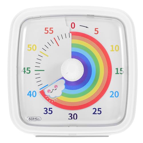 Toddmomy Visueller Timer Zum Lernen Lesen Und Tragbarer Timer Mit Nachtlicht Zeitmanagement Tool Für Kleinkinder Und Schulkinder Weiß von Toddmomy