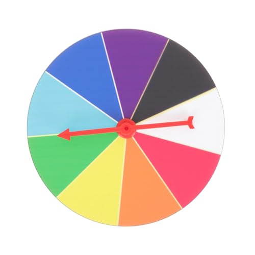 Toddmomy Wandhängendes Gewinnrad für Klassenzimmer Spiel Lernspielzeug Karneval Preisrad Pädagogisch Robust Praktisch von Toddmomy