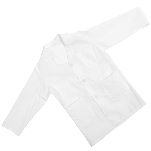 Toddmomy Waschbares Kinderkostüm Weißer Laborkittel für Jungen für Cosplay Events und Geburtstagsfeiern aus Hautfreundlichem Material Bequem und Stylisch von Toddmomy