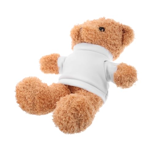 Toddmomy Weicher Kuscheliger DIY Sublimationsplüschbär mit Leerem T-Shirt Einzigartiges für Babypartys Geburtstage Dekorativ und Vielseitig für Erwachsene Toddmomy Weicher Kuscheliger DIY Sublimationsplüschbär mit Leerem T-Shirt Einzigartiges für Babypartys Geburtstage Dekorativ und Vielseitig für Erwachsene von Toddmomy