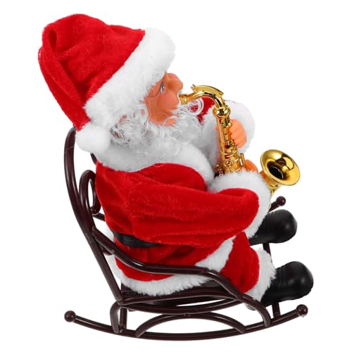 Toddmomy Weihnachtsmann Weihnachtsmann Puppe Weihnachtselemente Elektrisches Elektrisches Zum Partyspielzeug Weihnachtsschmuck von Toddmomy