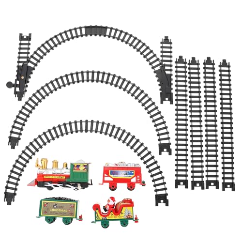 Toddmomy Weihnachtszug Set Mini Zug Figuren Mini Elektrisch Eisenbahn Spielzeug mit Musik und Licht Eisenbahnspielzeug Gerade Gebogene Modelleisenbahn Kinder Geschenk Weihnachtsdeko Toddmomy Weihnachtszug Set Mini Zug Figuren Mini Elektrisch Eisenbahn Spielzeug mit Musik und Licht Eisenbahnspielzeug Gerade Gebogene Modelleisenbahn Kinder Geschenk Weihnachtsdeko von Toddmomy