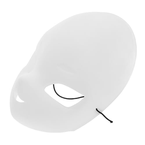 Toddmomy Weiße Vollgesichtsmaske aus Dickem Kunststoff Matte Blanko Masquerade Maske für Halloween und Cosplay DIY Bastelmaske für Kreative Handmalerei und Kostümpartys Toddmomy Weiße Vollgesichtsmaske aus Dickem Kunststoff Matte Blanko Masquerade Maske für Halloween und Cosplay DIY Bastelmaske für Kreative Handmalerei und Kostümpartys von Toddmomy