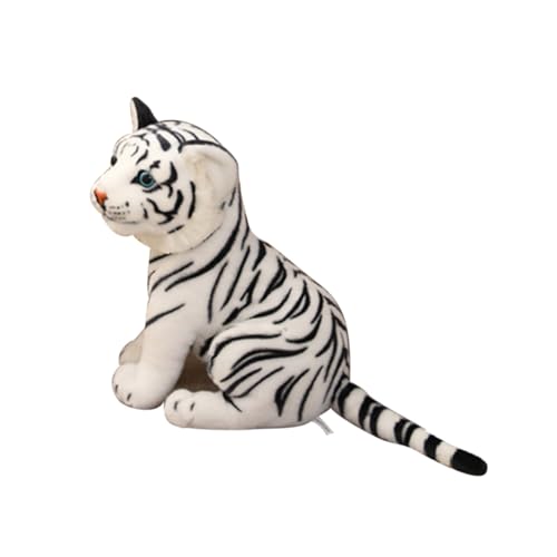 Toddmomy Weißes Tiger Kuscheltier Plüsch Stofftier für Geschenk und Zimmer Dekoration Weiches Langlebiges Material mit Detailreicher Verarbeitung Toddmomy Weißes Tiger Kuscheltier Plüsch Stofftier für Geschenk und Zimmer Dekoration Weiches Langlebiges Material mit Detailreicher Verarbeitung von Toddmomy