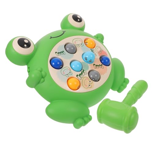 Toddmomy Whack A Frog Game Montessori Pounding Toy Für Interaktives Familienspiel Konzentration Koordination Und Kognitiver Entwicklung Tragbares Tischspiel Für Jungen Und Mädchen von Toddmomy