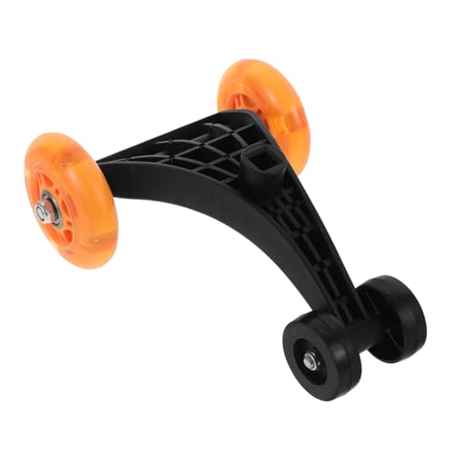 Toddmomy Wiggle Car Vorderrad Schwenkräder Rad Stabilität Leise Drehbare Ersatzteile für Kinderfahrzeug Einfache Montage Orange Blinkend von Toddmomy