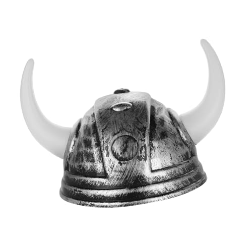 Toddmomy Wikingerhelm mit Hörnern Dekorativer Hut für Festivals Kostümpartys und Maskeraden Silbergrauer Ox Horn Hut für Erwachsene Feiern und Cosplay Events Toddmomy Wikingerhelm mit Hörnern Dekorativer Hut für Festivals Kostümpartys und Maskeraden Silbergrauer Ox Horn Hut für Erwachsene Feiern und Cosplay Events von Toddmomy