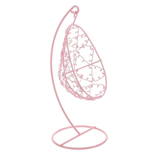 Toddmomy Miniatur Hängematte Swing Spielzeug Metall Romantischer Hängehocker Für Kinderzimmer Indoor Und Garten Dekoration Miniaturmöbel Für Kreative Projekte von Toddmomy
