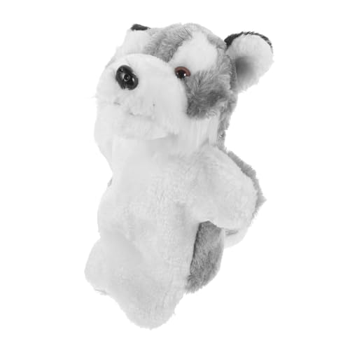Toddmomy Plüsch Wolf Handpuppe Für Junge Mädchen Interaktive Geschichtenerzähler Handpuppe Aus Hochwertigem Material Für Kreative Spielmomente von Toddmomy
