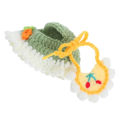 Toddmomy Woven Miniature Hat Headgear Bib für Kreatives Vielseitiges Puppen-kostümzubehör mit Einzigartigem Design für Kuscheltiere von Toddmomy