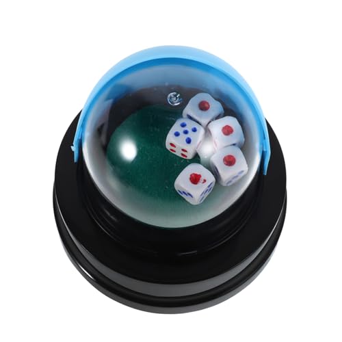 Toddmomy Würfelbecher Tisch Brettspiel Würfelschale Zum Rollen Würfelschüttler Zubehör Dice Automatic Cup Würfelspiel Rollenbecher Partyspiele Sky-Blue Plastik von Toddmomy