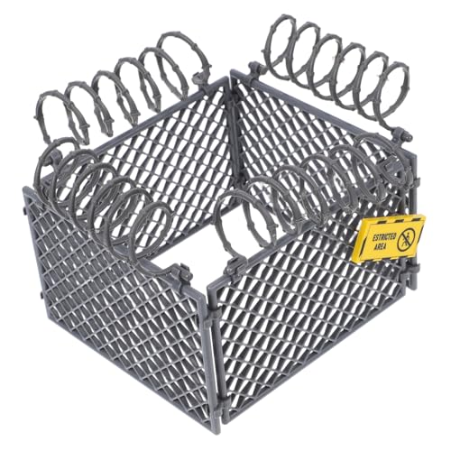 Toddmomy Kleiner Zaun für Garten und Terrasse Spielzeugzaun für Kinder Kleiner Lattenzaun Bauspielzeug Selbstgemacht Zubehör für Miniatur Modellzäune von Toddmomy