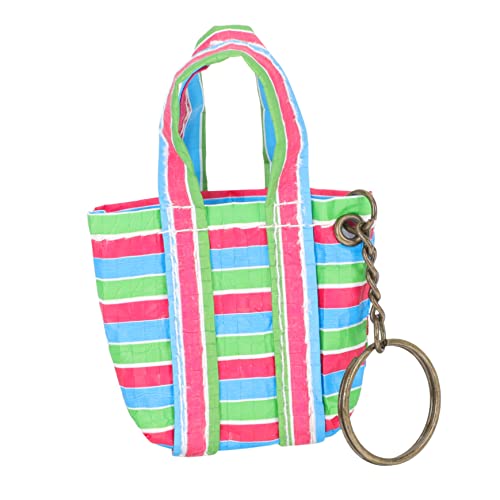 Toddmomy Zubehör Für Puppenhäuser Taschen Miniatur Klein Mini -Rucksack Mini-Einkaufstasche Für Winzig Mach Es Mini Puppenhauszubehör Handtasche Stoff von Toddmomy