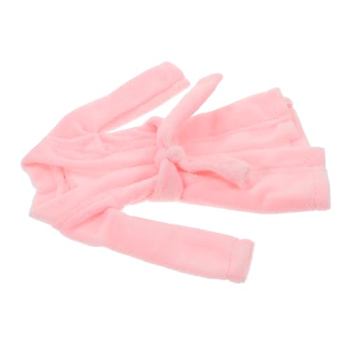 Toddmomy Zubehör Für Puppenpyjamas Miniatur-Bademantel Puppen-Outfit Mini-Kleidung Puppenmantel Minikleidung Mini-Puppen-Robe-Accessoire Puppen-Bademantel Puppen Mini-Bademantel Plüsch Rosa Toddmomy Zubehör Für Puppenpyjamas Miniatur-Bademantel Puppen-Outfit Mini-Kleidung Puppenmantel Minikleidung Mini-Puppen-Robe-Accessoire Puppen-Bademantel Puppen Mini-Bademantel Plüsch Rosa von Toddmomy