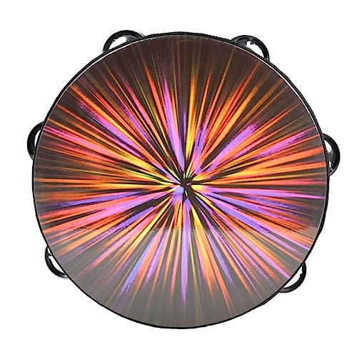 Toddmomy Zweireihige Handtrommel Glöckchen Pädagogisches Musikspielzeug für Robust und Langlebig Ergonomisches Design Motorischen Toddmomy Zweireihige Handtrommel Glöckchen Pädagogisches Musikspielzeug für Robust und Langlebig Ergonomisches Design Motorischen von Toddmomy