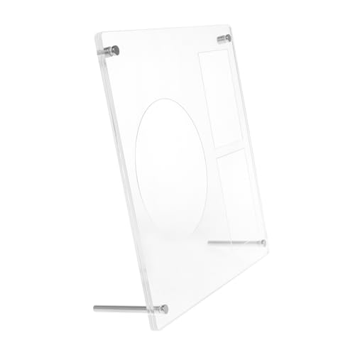Toddmomy -anzeige Ständer -vitrine Display Mit Vinylrahmen -Rahmen-vitrine Vinyl-wanddisplay Musik Bilderrahmen Fotokartenständer Signierte -anzeige Plattenregale Acryl Transparent von Toddmomy