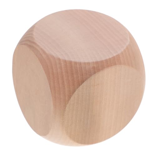 Toddmomy bastelmaterial brettspiele Holzhandwerk trinkspiele partyspiele Leere Holzklötze Holzblöcke unfertige Holzklötze zum Basteln Paar Spielblöcke große Holzklötze Beige von Toddmomy