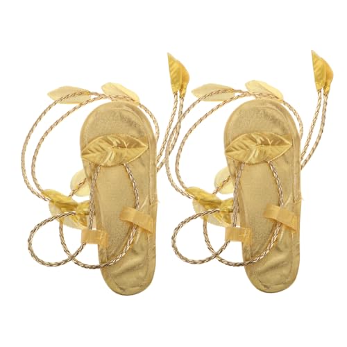 Toddmomy griechische Sandalen für Männer goldene Sandalen Römische Schuhe Römische Sandalen Accessoires für griechische Göttinnen griechische göttin kostüm Frauen Gold Sandalen Stoff Toddmomy griechische Sandalen für Männer goldene Sandalen Römische Schuhe Römische Sandalen Accessoires für griechische Göttinnen griechische göttin kostüm Frauen Gold Sandalen Stoff von Toddmomy
