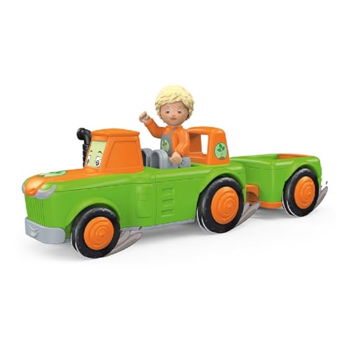 Toddys by Siku 0147, Frank Farmy, 2-teiliger Traktor Plus Anhänger, Zusammensteckbar, Inkl. beweglicher Spielfigur, Hochwertiger Schwungradmotor, Grün/Orange, Ab 12 Monaten Toddys by Siku 0147, Frank Farmy, 2-teiliger Traktor Plus Anhänger, Zusammensteckbar, Inkl. beweglicher Spielfigur, Hochwertiger Schwungradmotor, Grün/Orange, Ab 12 Monaten von Toddys by siku