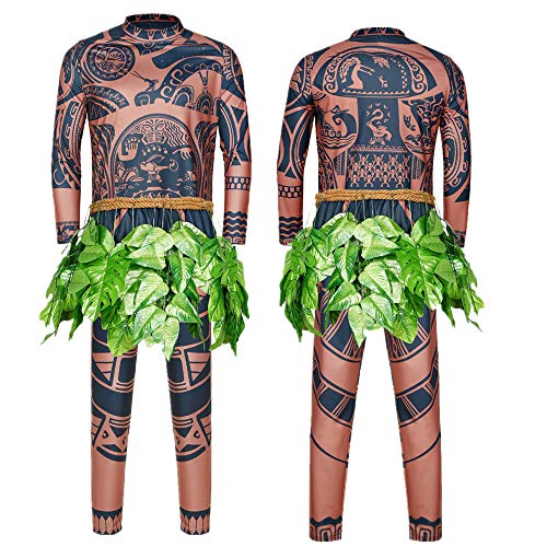 Maui-Tattoo-Kleidung/Maui-Anzug/Herren-Maui-Kostüm, Moana-Maui-Kostüm, Halloween, Erwachsene, Maui-Kostüm für Männer, Cosplay-Kostüm - Braun - XXX-Large Maui-Tattoo-Kleidung/Maui-Anzug/Herren-Maui-Kostüm, Moana-Maui-Kostüm, Halloween, Erwachsene, Maui-Kostüm für Männer, Cosplay-Kostüm - Braun - XXX-Large von Todoroki Shoto