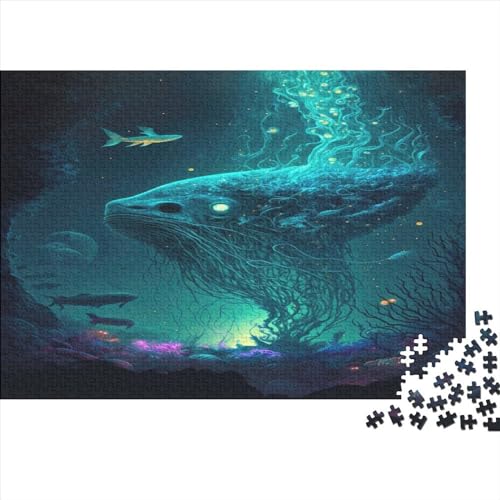 The Mysterious Ocean World Puzzles 1000 Teile,Puzzle Für Erwachsene, Ocean Puzzle, Geschicklichkeitsspiel Für Die Ganze Familie,Puzzle Farbenfrohes Legespiel 1000pcs (75x50cm) von ToeTs