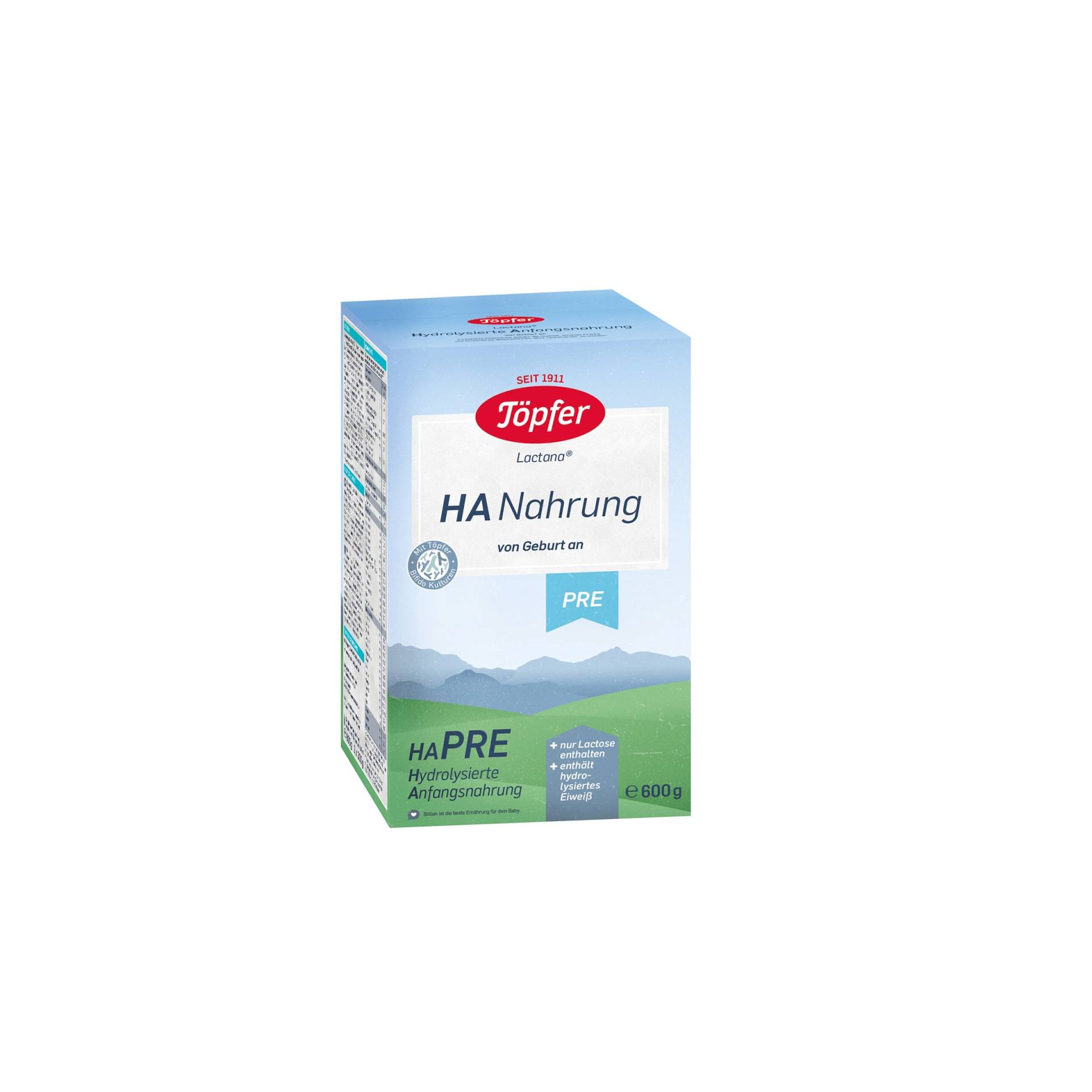 Töpfer Anfangsmilch HA Pre, 600g Töpfer Anfangsmilch HA Pre, 600g von Töpfer