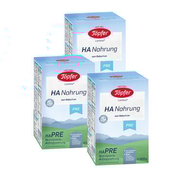 Töpfer Anfangsnahrung hydrolysiert 3x 600g ab der Geburt Töpfer Anfangsnahrung hydrolysiert 3x 600g ab der Geburt von Töpfer