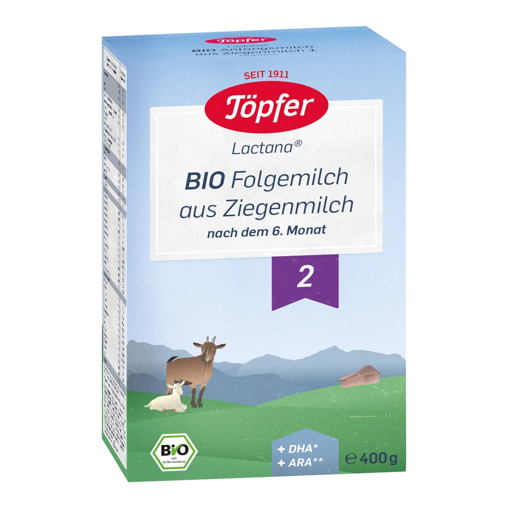 Töpfer Bio-Folgemilch 2 Ziege 400g von Töpfer
